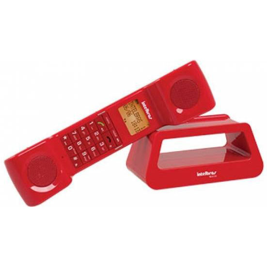 Telefone Intelbras TS 8120 Vermelho